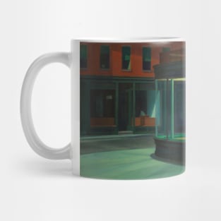 Edward Hopper Nighthawks featuring Famous Scary Clown Mug